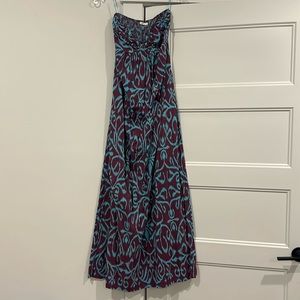 Indah strapless maxi dress